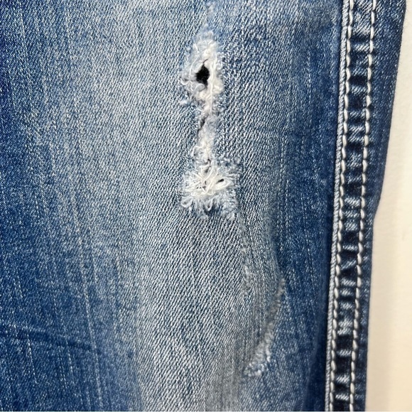 Y2K Silver Jeans Frances Bootcut Distressed Size 28 - Picture 4 of 15